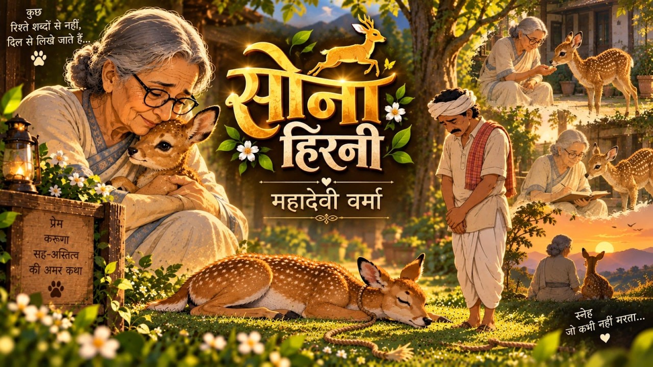8. सोना हिरनी - महादेवी वर्मा #hindistories #dharmaforlife