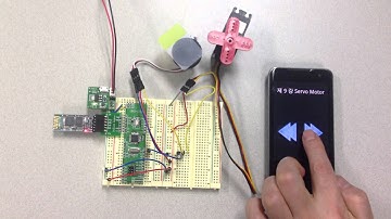 Arduino Bluetooth Android Phone Project "Servo Motor Control"(모터 제어)