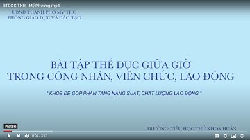 MS14: CĐCS TRƯỜNG TIỂU HỌC THỦ KHOA HUÂN