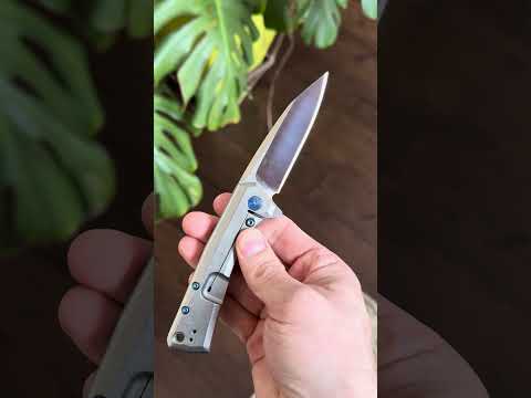 Zero Tolerance 0808 Todd Rexford, S35VN, Titanium framelock & hardware, ZT Convex edge knife 