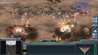 USA Air Force - Command & Conquer Generals Zero Hour - 1 vs 5 HARD Gameplay