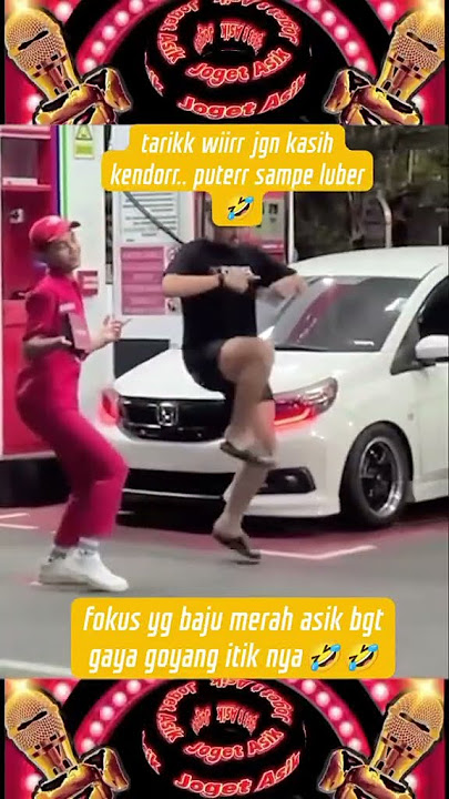 Pegawai pom bensin bergoyang gokil bgt