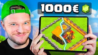 J'ai DÉPENSÉ 1000€ pour TERMINER Clash of Clans !