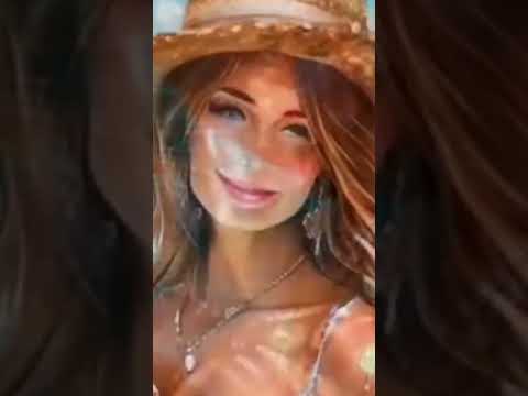 Фантазии ИИ. Красивая женщина на берегу моря. AI fantasies. Beautiful woman on the seashore. #ai