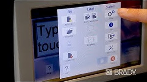BradyPrinter S3100 | Printer Setup