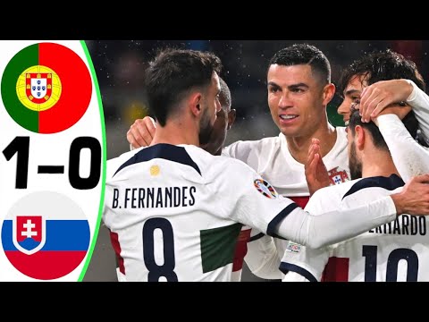 Portugal vs Slovakia 1-0 - Goals and Highlights 08/09/2023 💥 RONALDO &amp; BRUNO