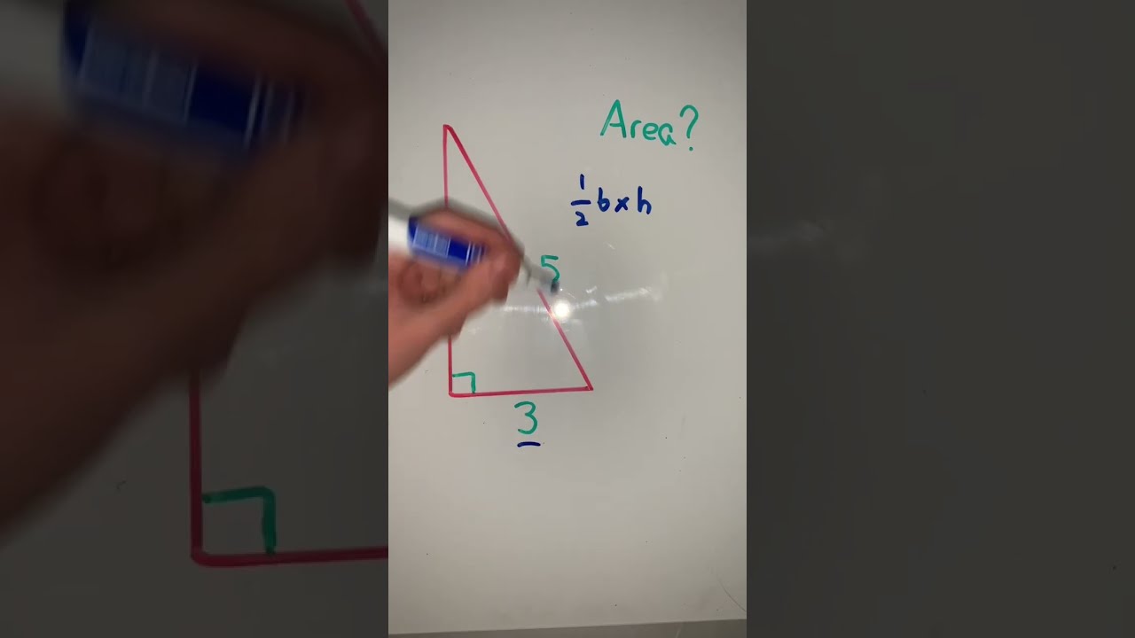 Area Of A Triangle EASY Viral Maths