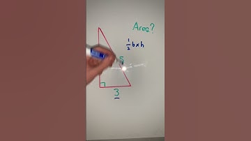Area Of A Triangle? (EASY) #viral #maths