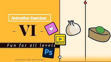 Pixel Animation Exercises in Photoshop - Animation 401 Level 6