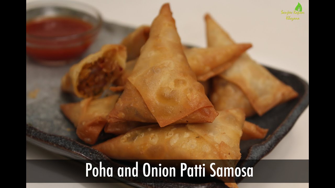 Poha And Onion Patti Samosa