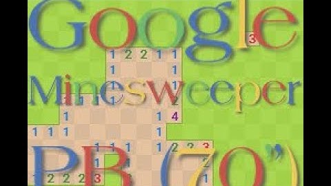 A different speedrun: Google Minesweeper Any% Medium PB 70 seconds featuring Dogcam