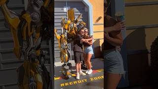 Transformers: Hilarious Moments at Universal Studios😂👀#funny #franchise #Megatron #foryou #lol