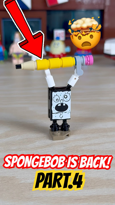 LEGO Never Made These SpongeBob Characters… So I Did! (Pt. 4) #lego #legospongebob #spongebob
