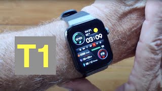 MIBRO T1 Apple Watch Shaped 5ATM AMOLED Bluetooth Calling Smartwatch: Unboxing and 1st Look