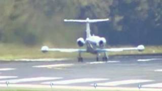 N222B LEARJET 25B TAKING OFF