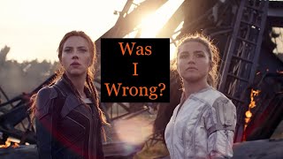Was I wrong about Black Widow?