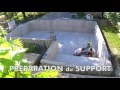Construction piscine marinal panneaux fibro