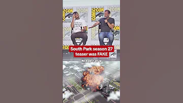The South Park Teaser Used Fake Footage SDCC 