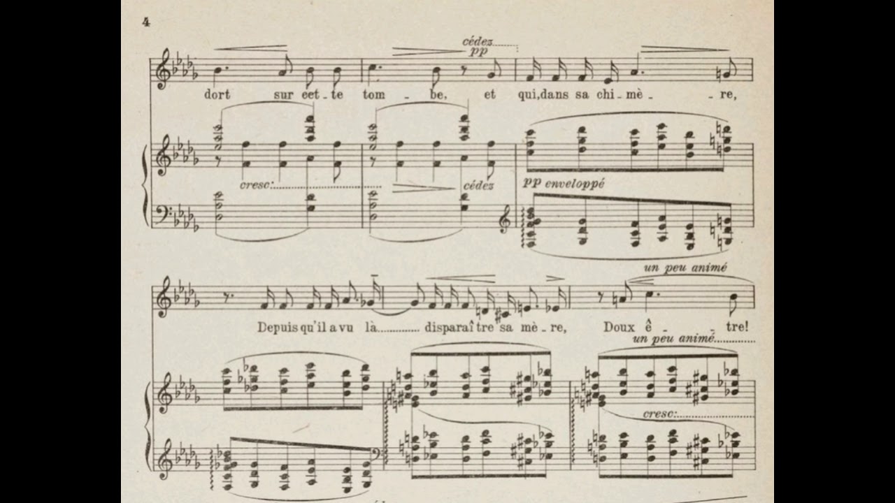 Lili Boulanger - Dans l'immense tristesse (1916)
