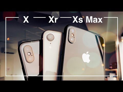 Большое сравнение iPhone X / Xr /Xs Max