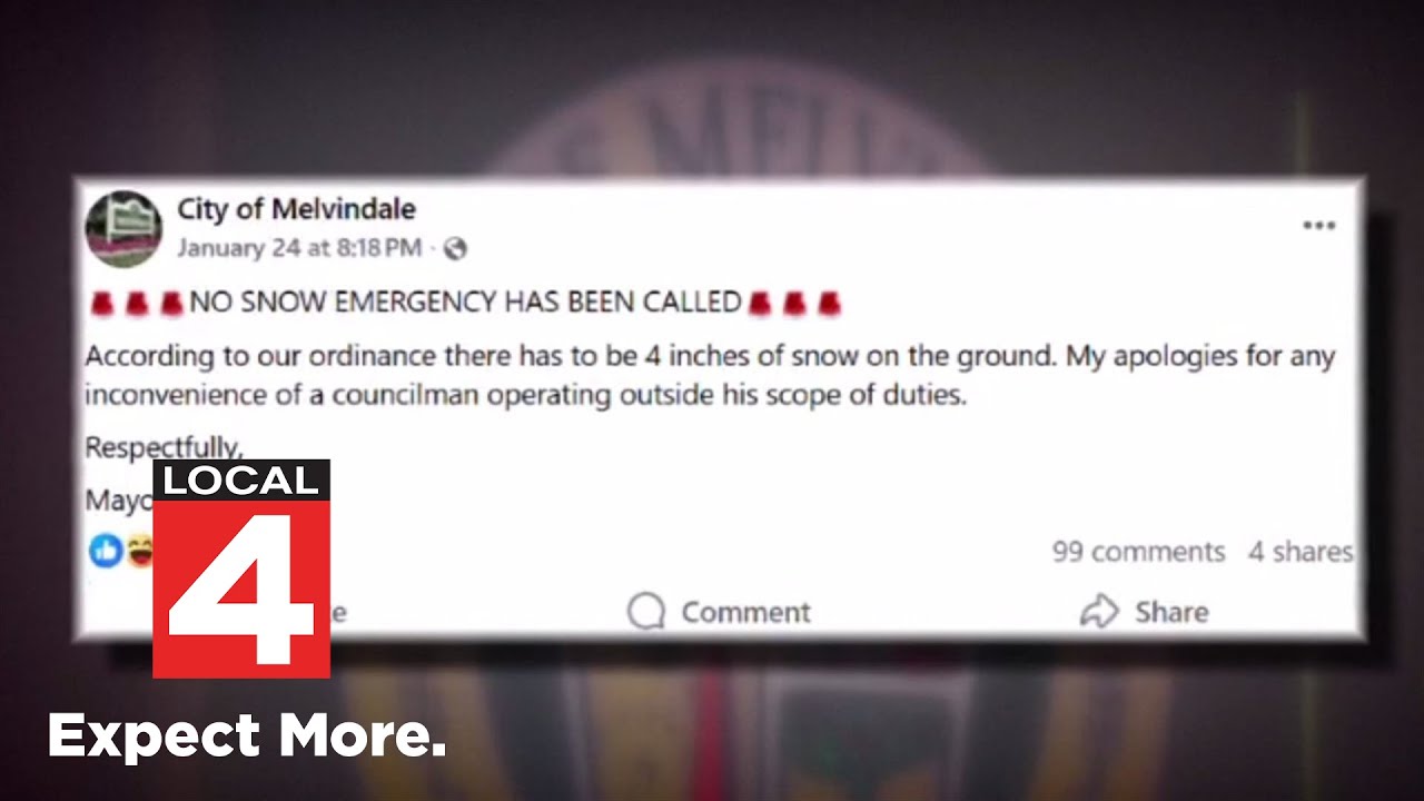 Melvindale residents question snow emergency sirens after weekend alerts