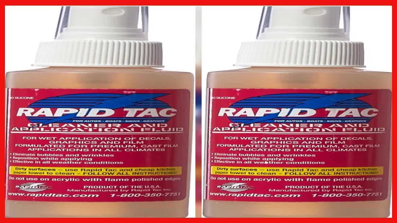 RapidTac II Vinyl Application Fluid – Custom Vinyl Graphics