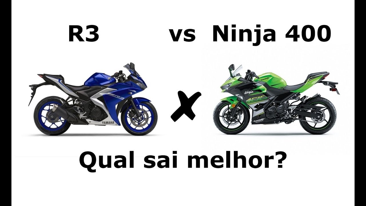 Comparativo Ninja 400 X Yamaha R3 YouTube
