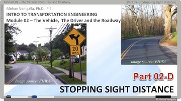 Module 02-D: Stopping Sight Distance