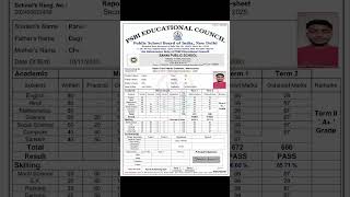 2nd term Exam Marksheet Sample PSBI Exam Result#psbi #examresults #school #marksheet