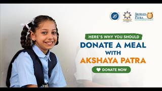 Donate online to Akshaya Patra and feed a child mid day meals for an entire year.