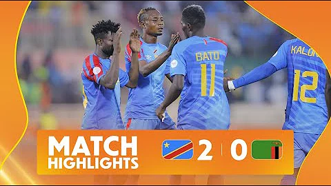 DR Congo 2-0 Zambia Match Highlights l TotalEnergies CHAN 2024 l Matchday 2