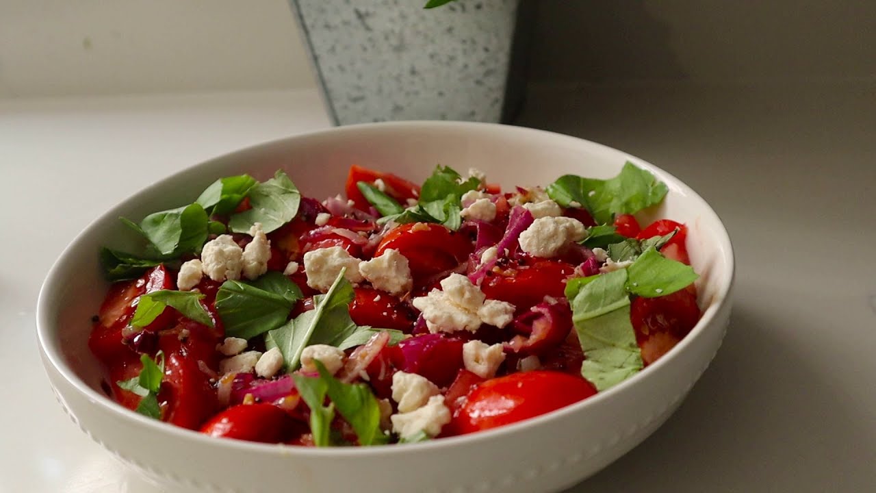 Warm Tomato Salad /Ultimate Tomato Salad / Chana’s Creations