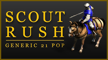 Generic 21pop Scout Rush - Build Order