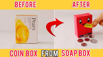 DIY COIN BOX from SOAP BOX | Teen Craft