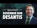 Faith  family with governor ron desantis  hosted by catholicvote
