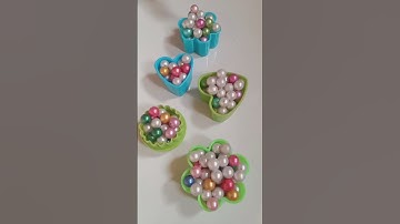 Beads reverse Satisfying Asmr oddly|cookie cutter flower set|effect reverse moti Satisfying oddly