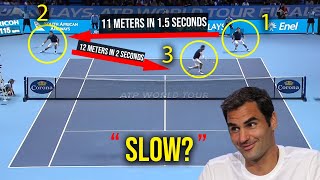 Old & Slow? Roger Federer was FASTER than Supersonic (INSANE Speed)