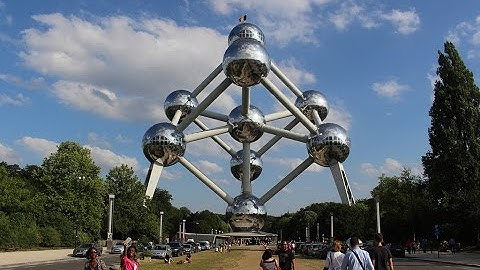 The Atomium of Brussels (inside)