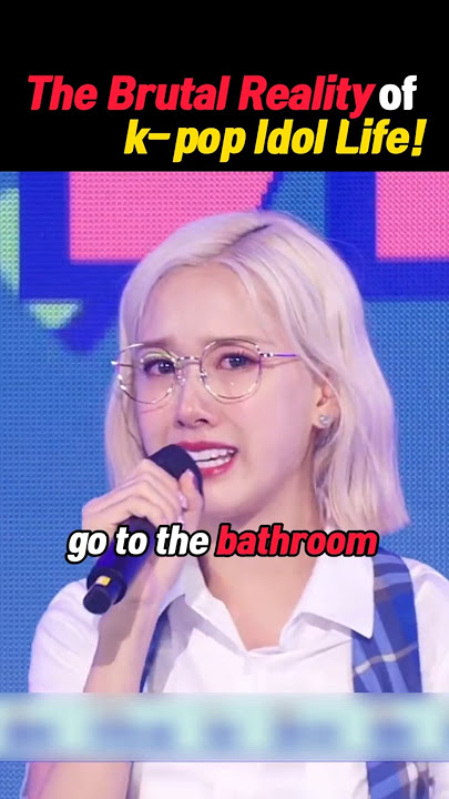 The Brutal Reality of K-pop Idol Life!   #kpopnews #kpopidol