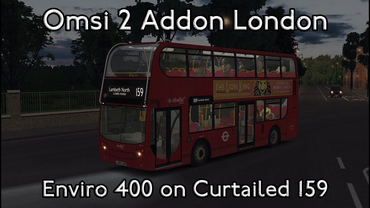 Addon London | Route 159: Streatham Station - Lambeth North | Abellio London Enviro 400 (Omsi 2)