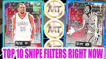 TOP 10 SNIPE FILTERS IN NBA 2K20 MY TEAM! DO THIS RIGHT NOW TO MAKE MT! | NBA 2K20 MY TEAM