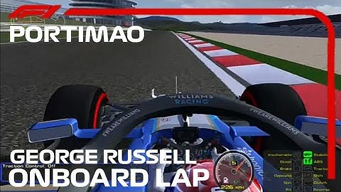 F1 2021 George Russell Portimao Onboard Lap | Rfactor F1 2021 A&M Download Links