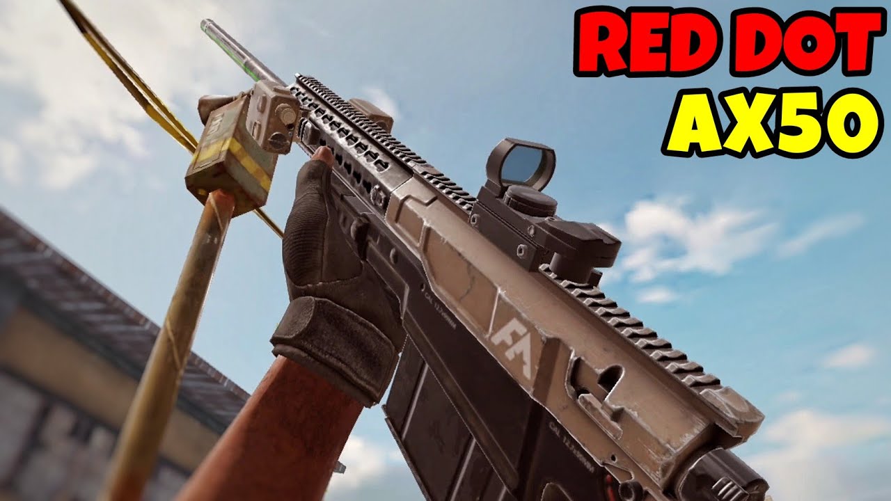 AX50 With Red Dot Scope in Armory | Arena Breakout