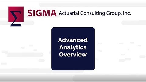 Advanced Analytics Overview