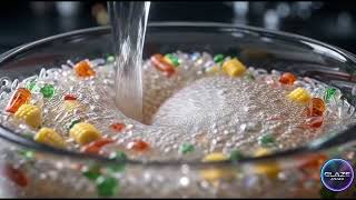 Crystal Biryani Cooking ASMR 🍚🔮 Satisfying Glass Stirring &amp; Crackle Sounds | No Talking #asmr #trend