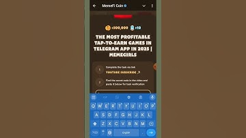 The MOST Profitable Tap-to-Earn Games in Telegram App in 2025 | MemeGirls | MemeFi Code |