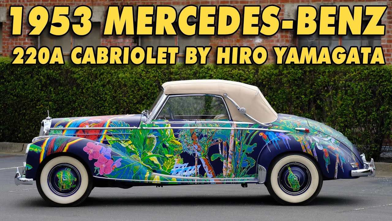 No Reserve: 1954 Mercedes-Benz 220 Cabriolet A Art Car by Hiro