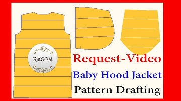 Baby hood jacket pattern making tutorials | jacket pattern draft @rmgpm16