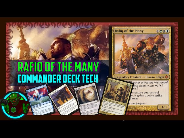 Rafiq of the many, commander deck tech + 5 tips on how to play the deck -  YouTube