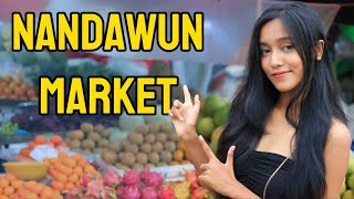 Myanmar'daki Nandawun pazarı macerası. (Birmanya)